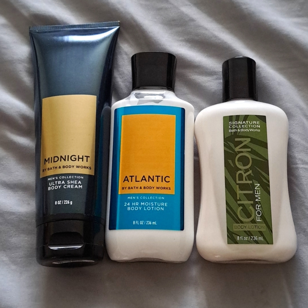 Men Bath and Body Works Lotions and Body cream
